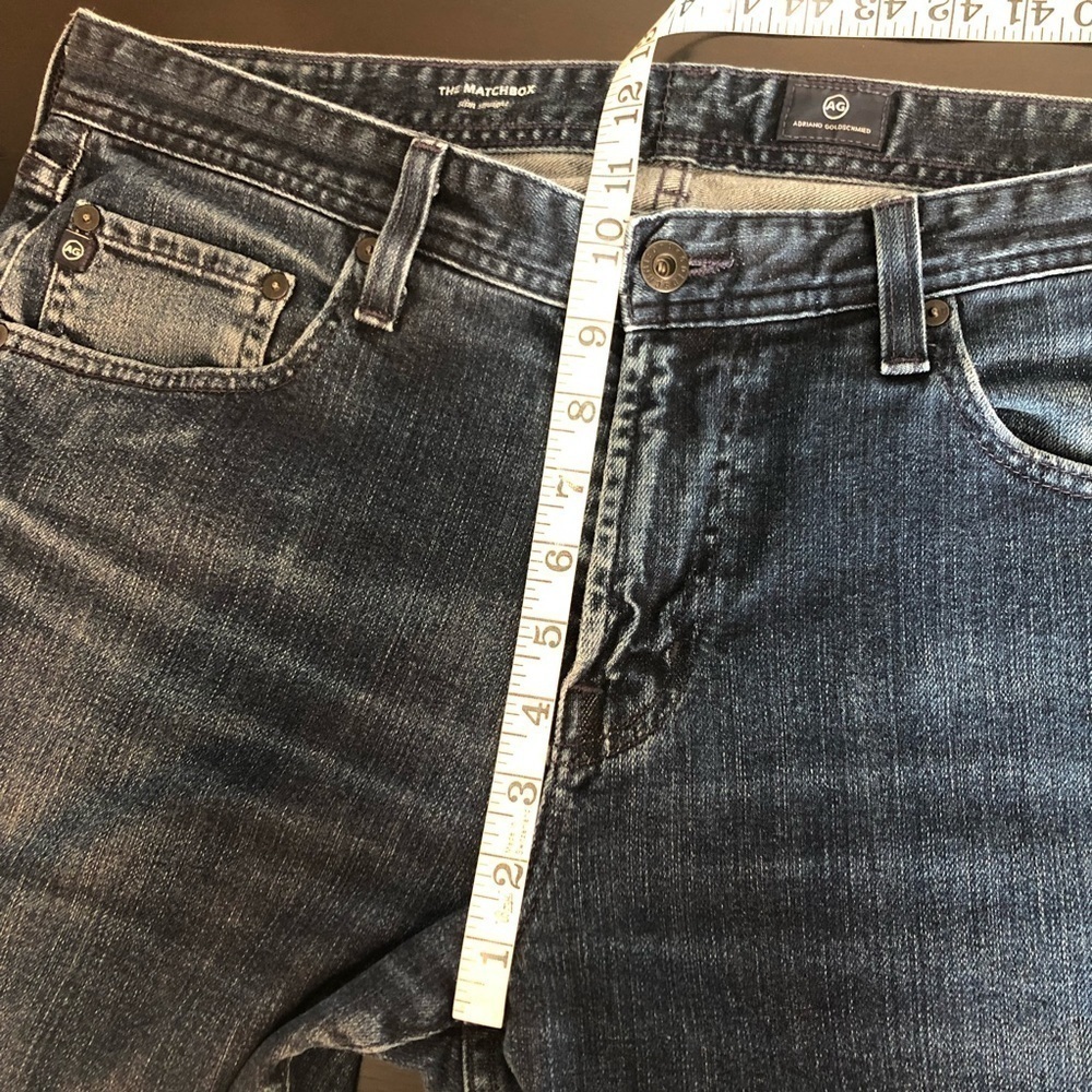AG ADRIANO GOLDSCHMIED Men’s Jeans straight leg, size 36, medium wash - Picture 13 of 16